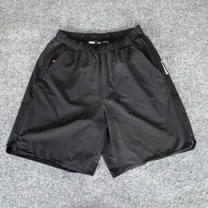 REI Co-op Running Shorts Mens Small Black Lined Lightweight Zip Pockets Athletic